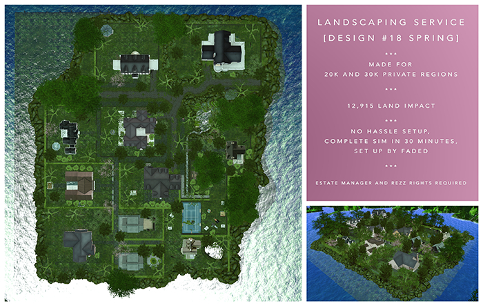 Second Life Marketplace - [F] Landscape 18 - SPECIAL EDITION - Ivy ...